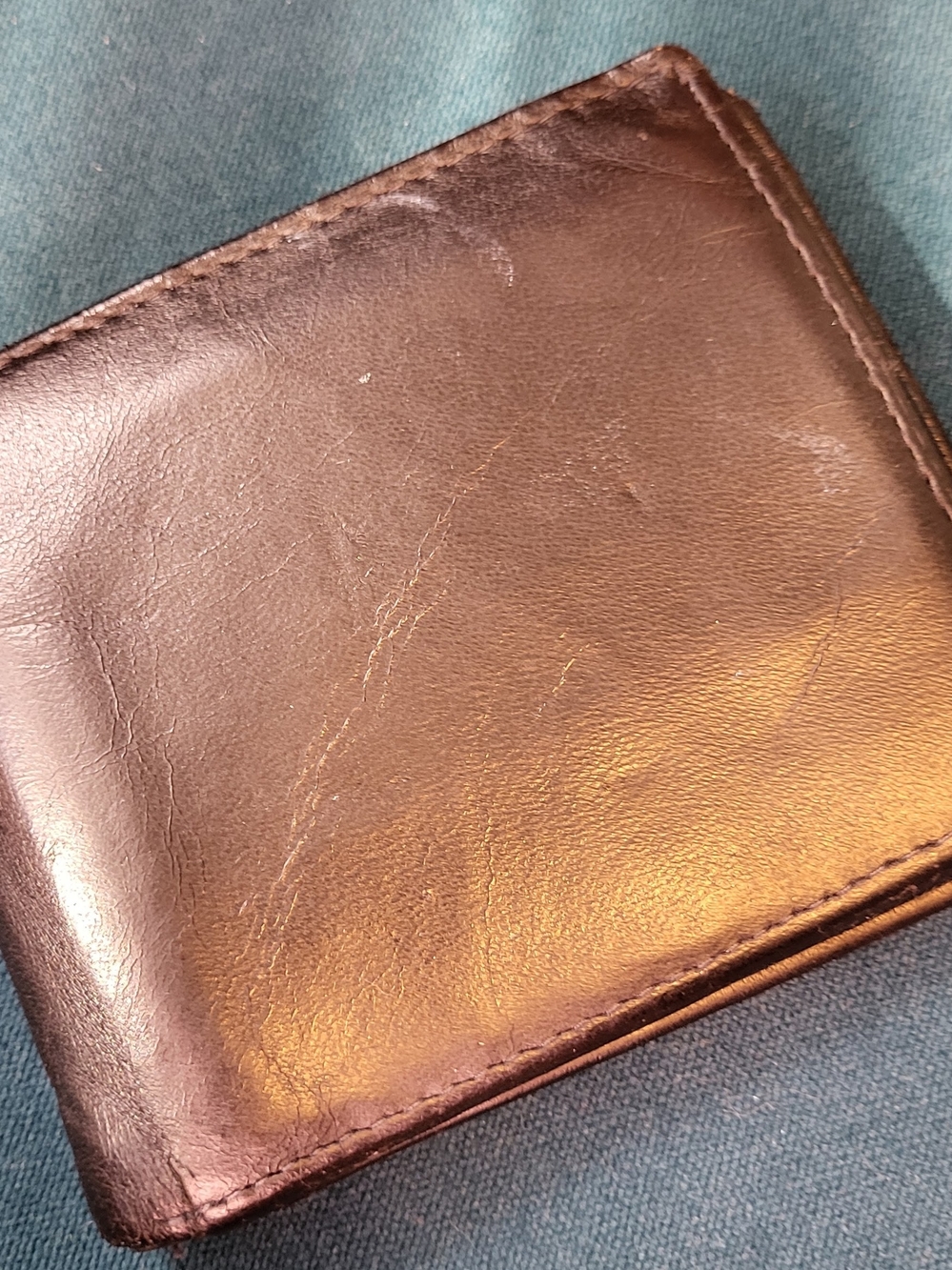 Genuine Leather Bifold Wallet